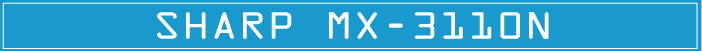 Sharp MX-3110N Tag